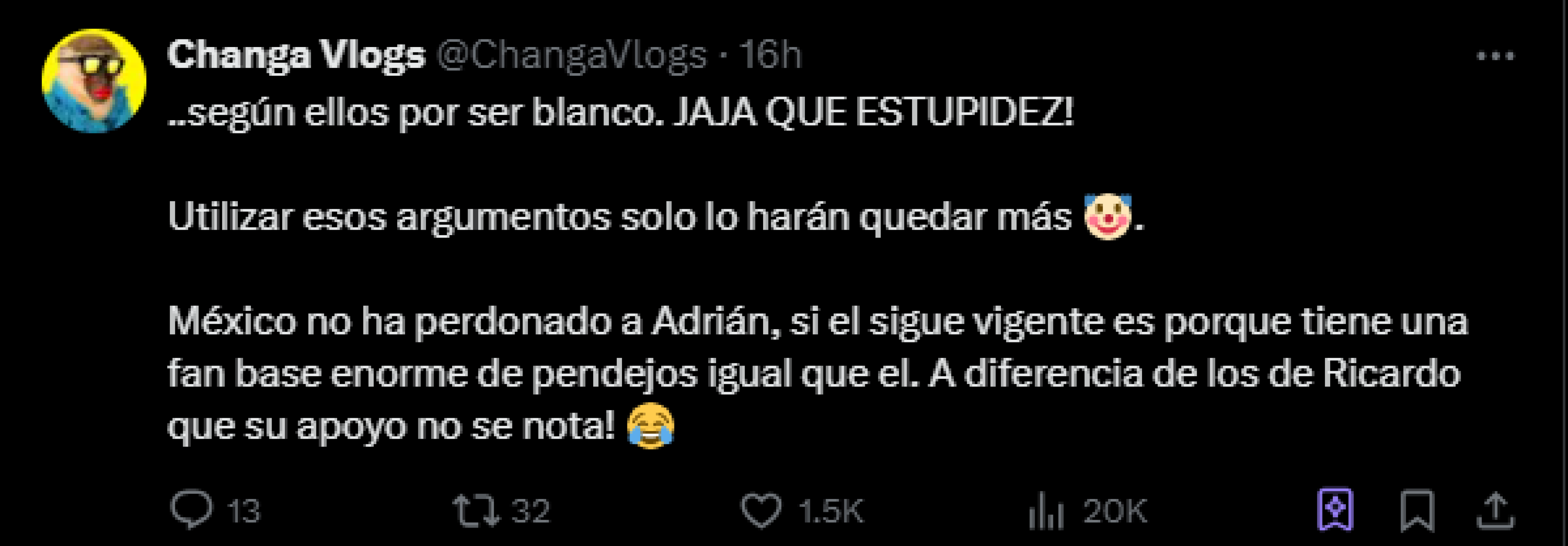 Ricardo Peralta tratará de limpiar su imagen