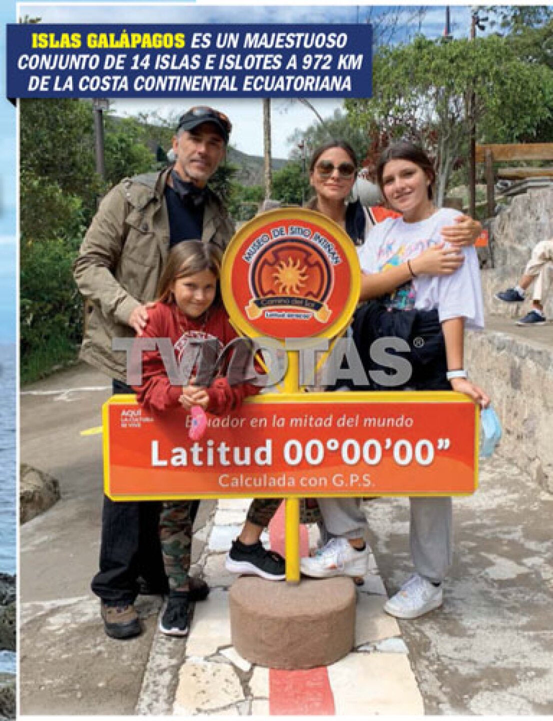 sergio mayer familia viaje ecuador