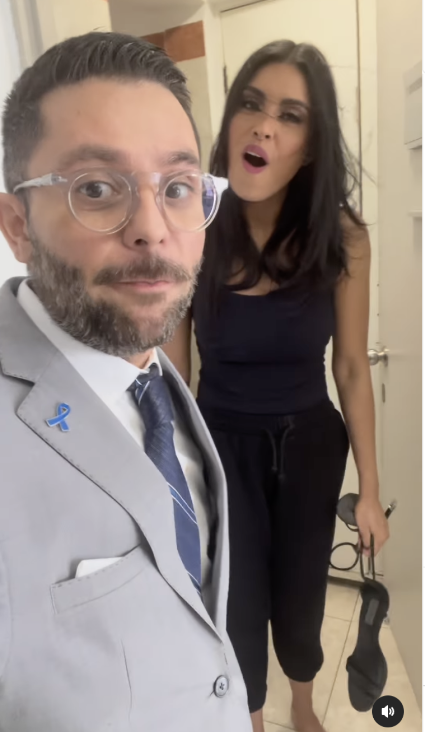 Ricardo Casares y Kristal Silva