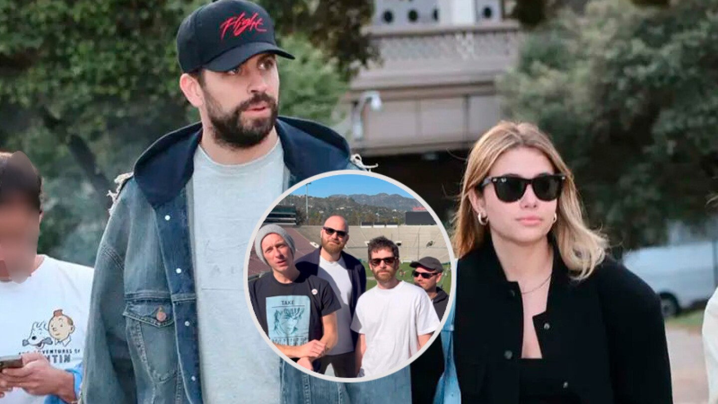 Piqué y Clara Chía asistieron al concierto de ColdPlay en Barcelona