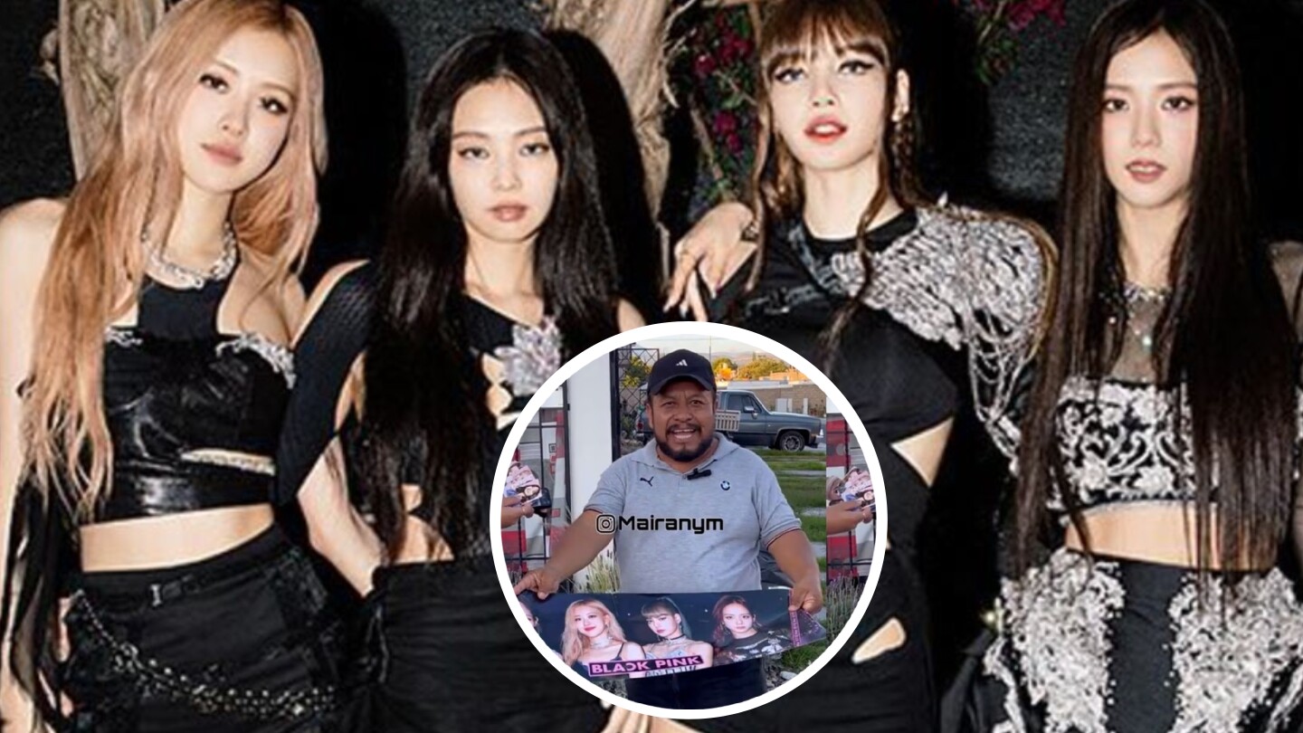Padre de familia se declara el "mayor fan" de Blackpink la banda surcoreana