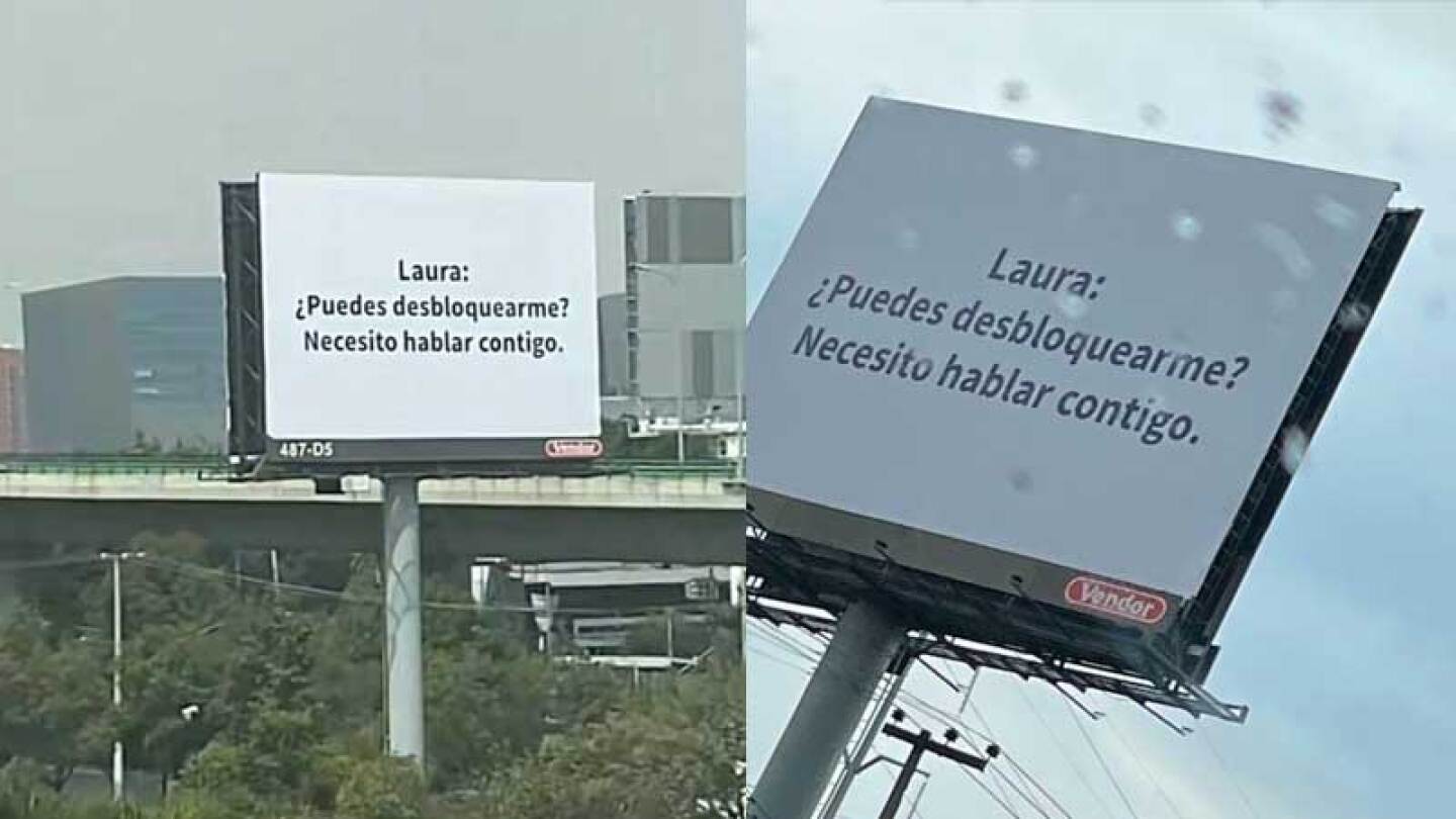 "Perdóname, Laura": ¿Quién es Laura y por qué hay espectaculares?