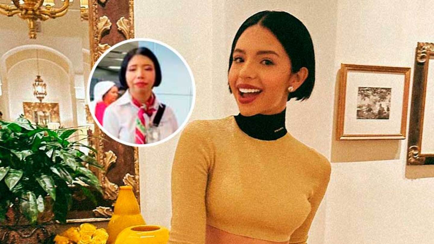 Video: Trabajadora de aerolínea se hace viral por su parecido a Ángela Aguilar