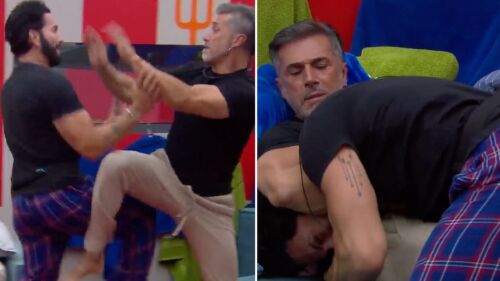 Sergio Mayer y Poncho de Nigris pelea