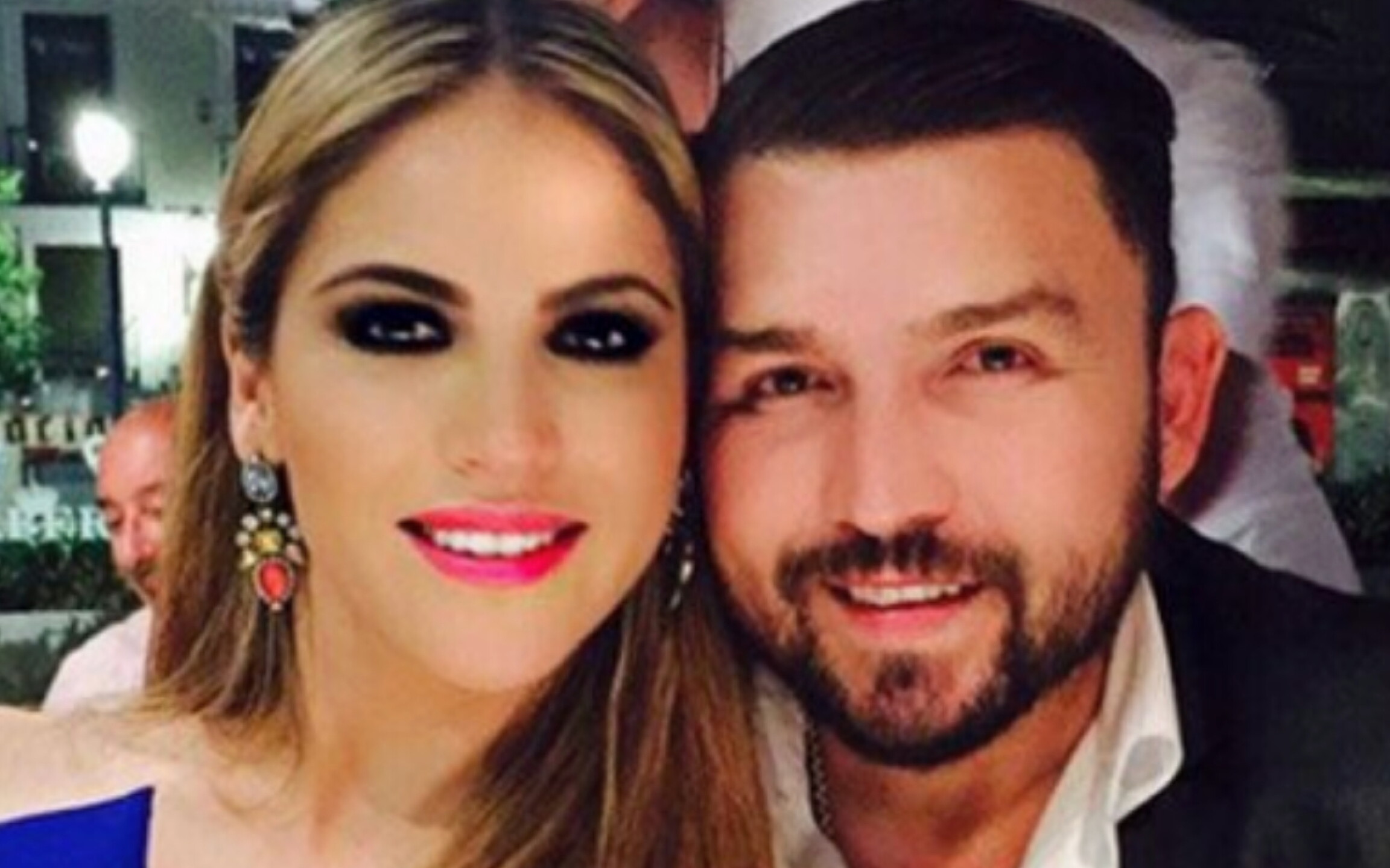 Poncho Lizárraga y su esposa