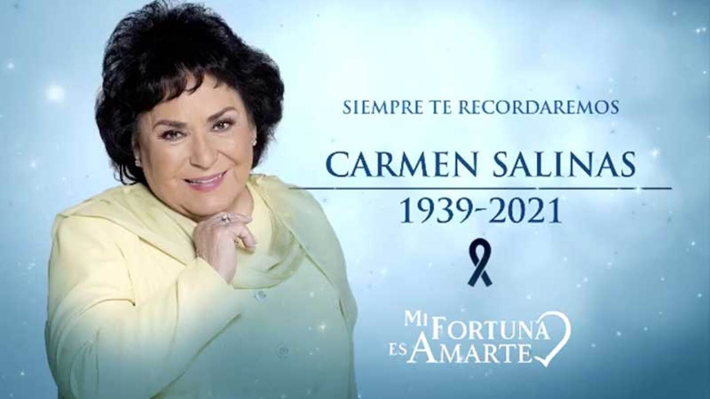 Carmen Salinas recibe homenaje de su propia voz