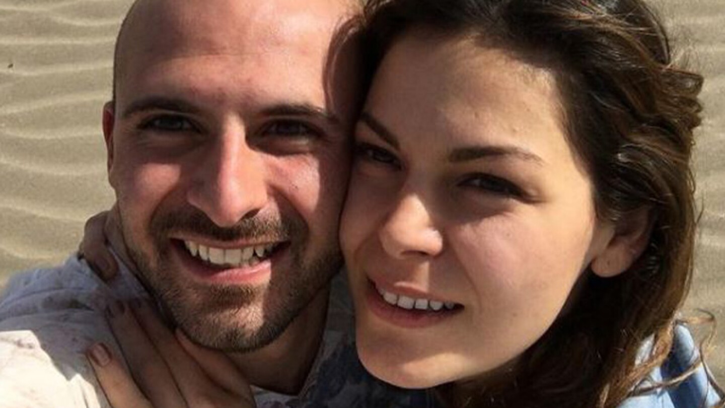 Imanol y su esposa.