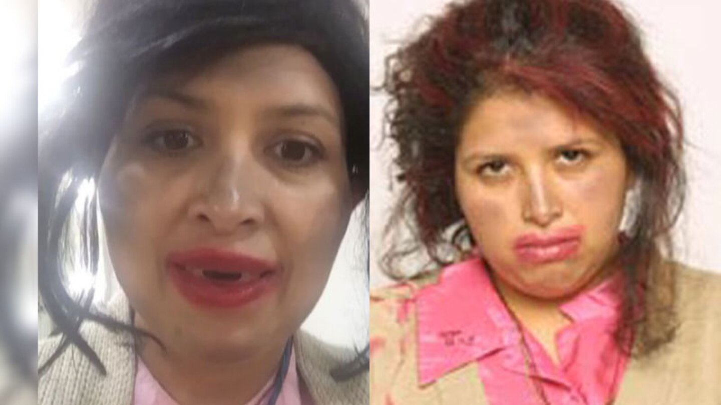 'La Chupitos' en un sábado de flojera y sin maquillaje es otra persona.