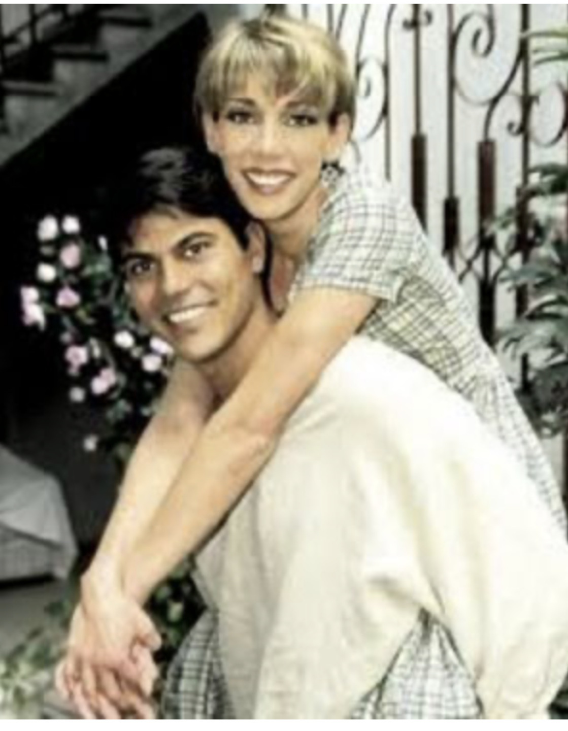 Cynthia Klitbo y Francisco Gattorno jovenes