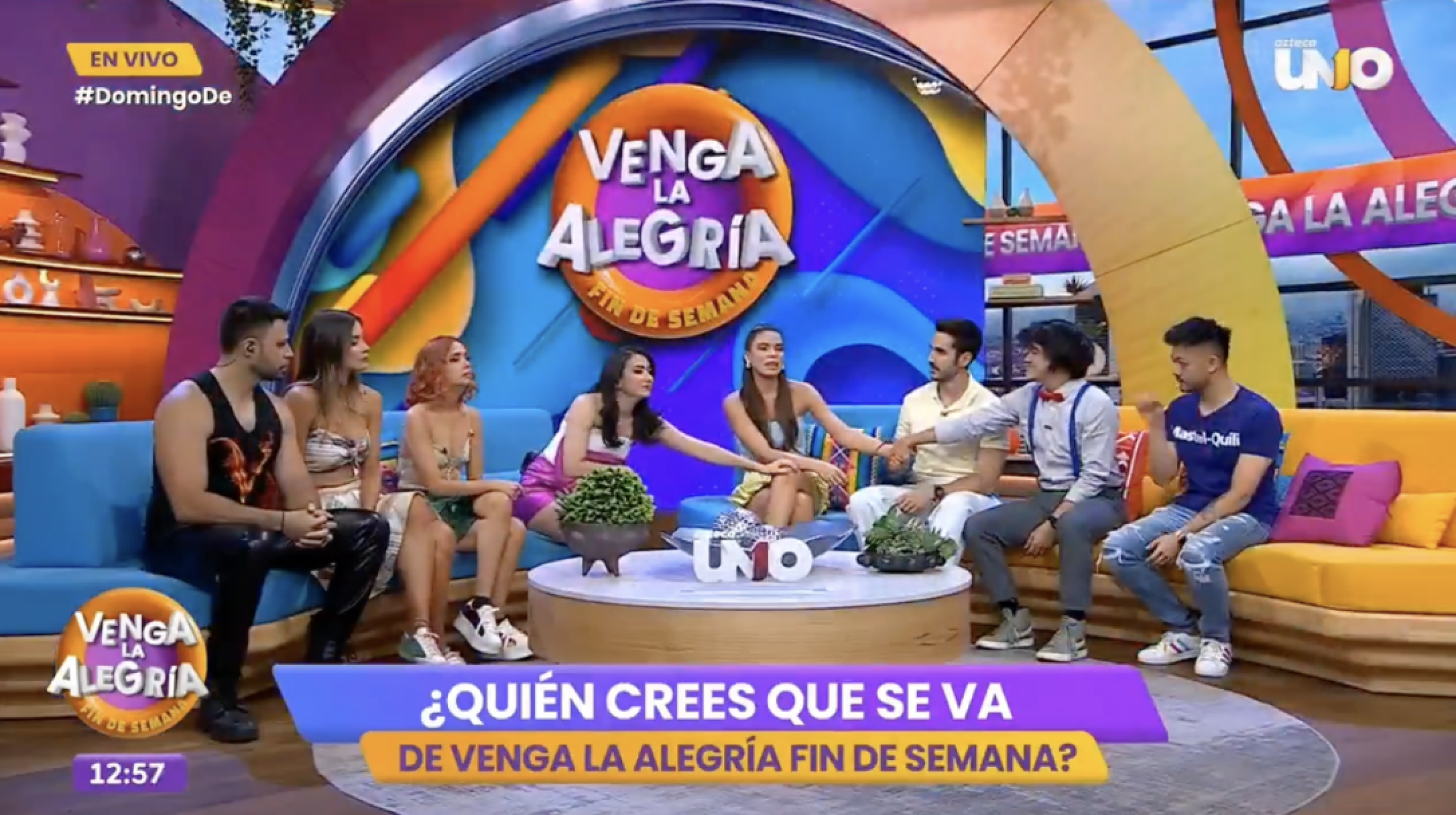 Conductores Venga la alegría fin de semana despedida en vivo