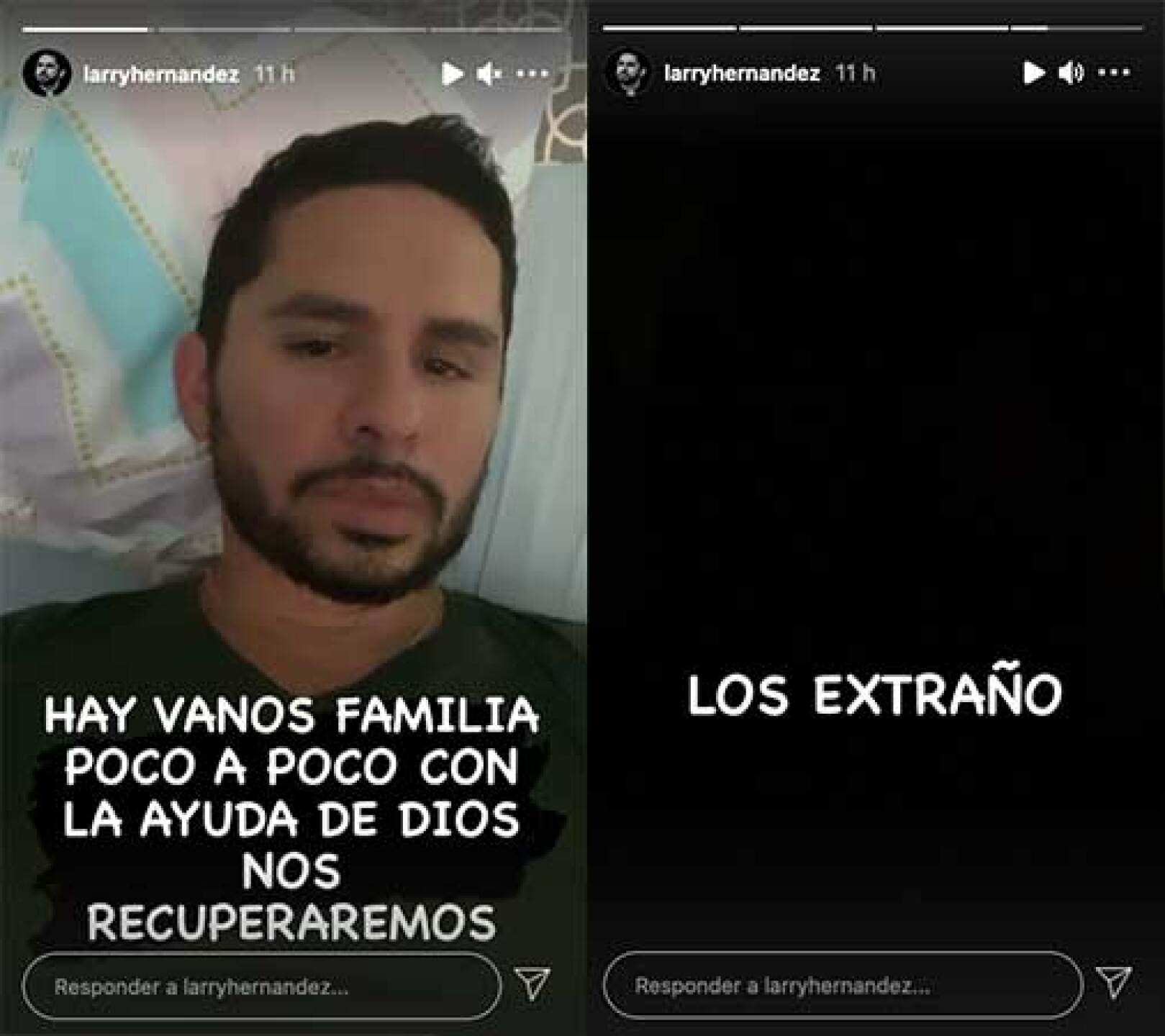 Larry Hernández va mejorando
