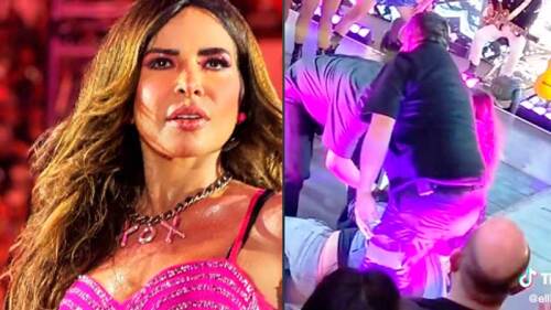 Gloria Trevi saca las garras por un fan que burló la seguridad en un show