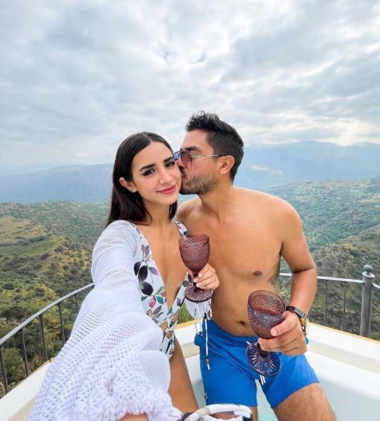 Tammy Parra y Omar Núñez vacaciones