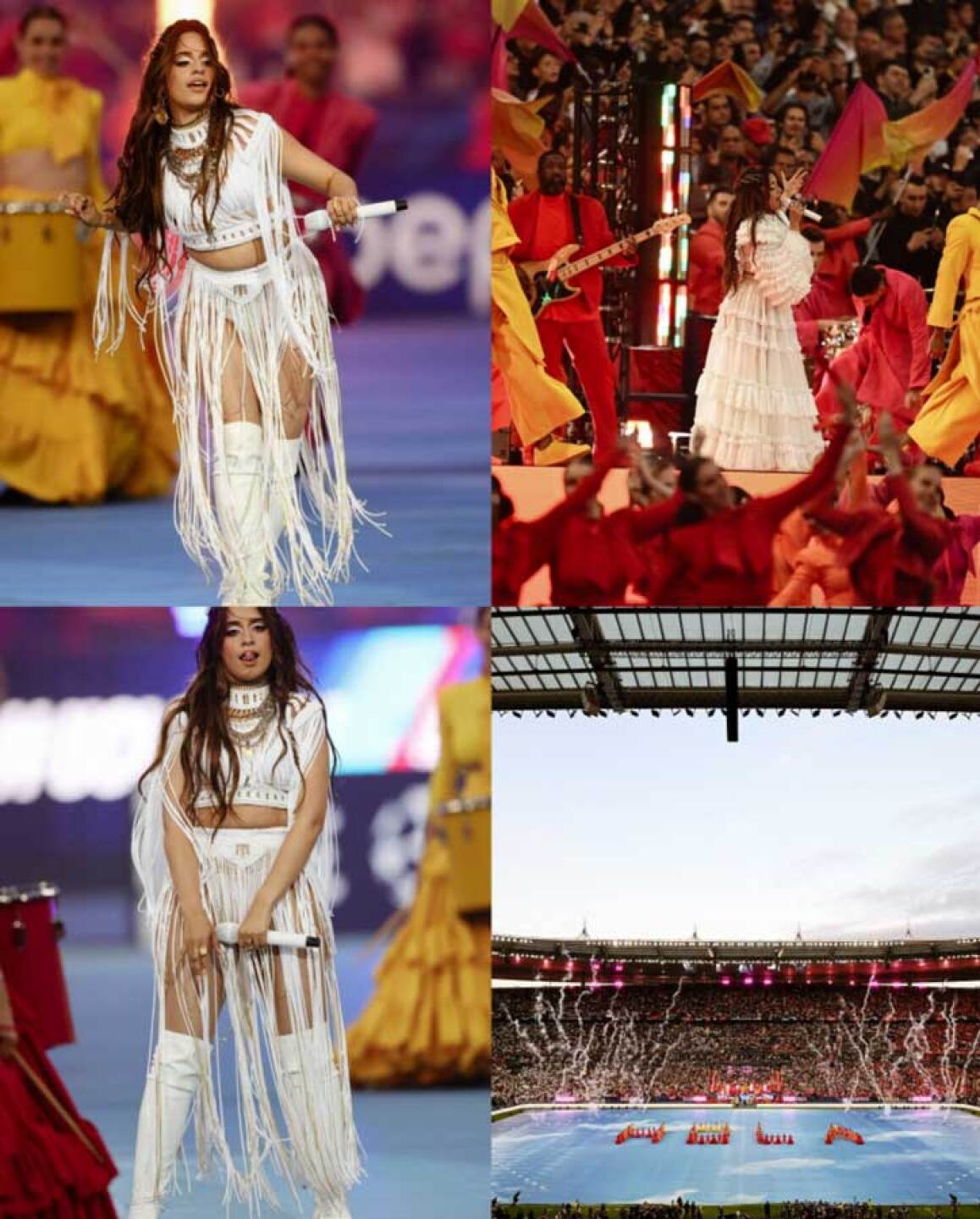 Camila Cabello show en la Final de la Champions League