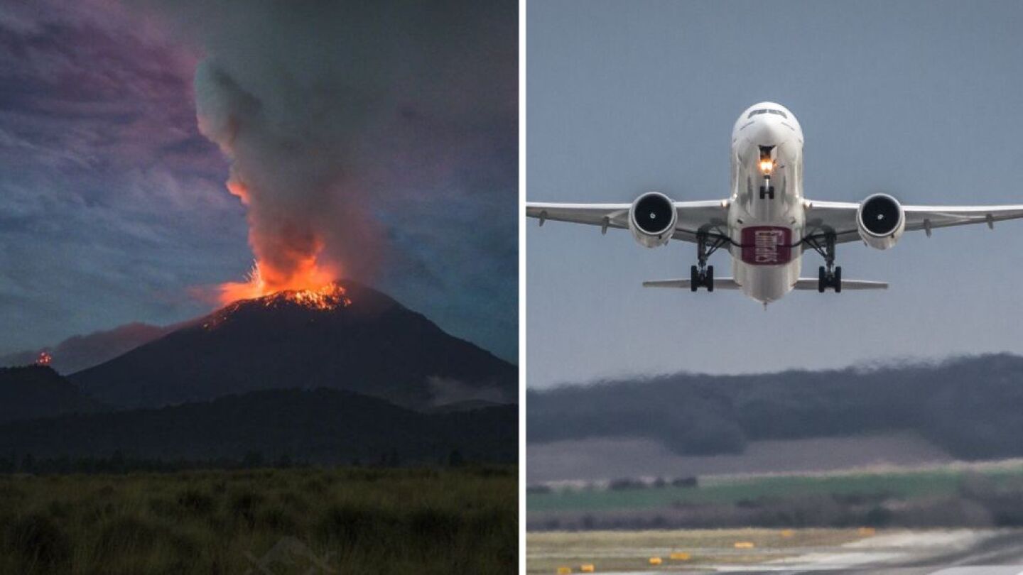 AICM reanudan operaciones tras reportes de ceniza volcánica del Popocatépetl