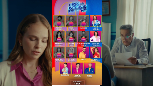 Comercial de La casa de los famosos