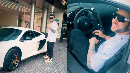 Nicola Porcella lanza mensaje desde su lujoso auto deportivo a los que “Dijeron que no la iba a lograr”