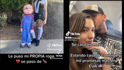 El hombre hizo que su amante usara la ropa de su esposa