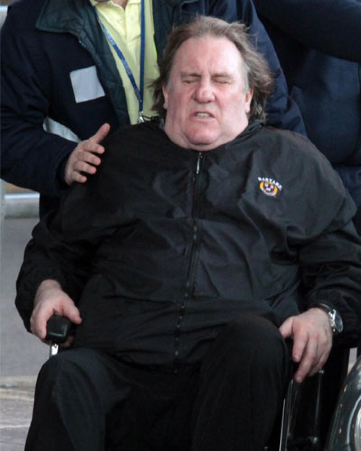 Gerard Depardieu se ve cansado.