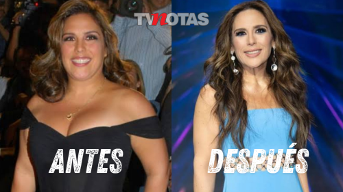 Angélica Vale antes y después de bajar de peso