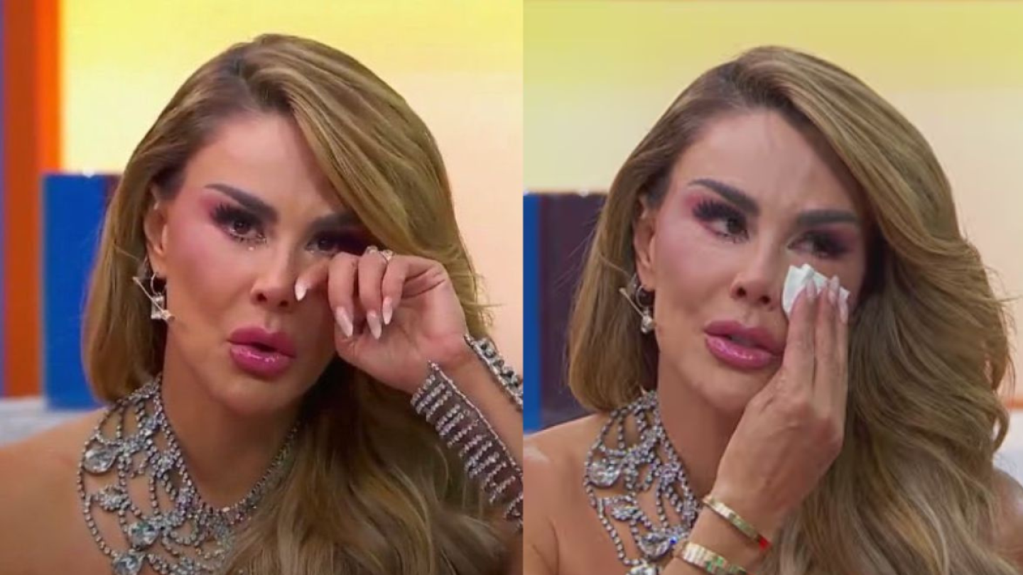 Ninel Conde llorando