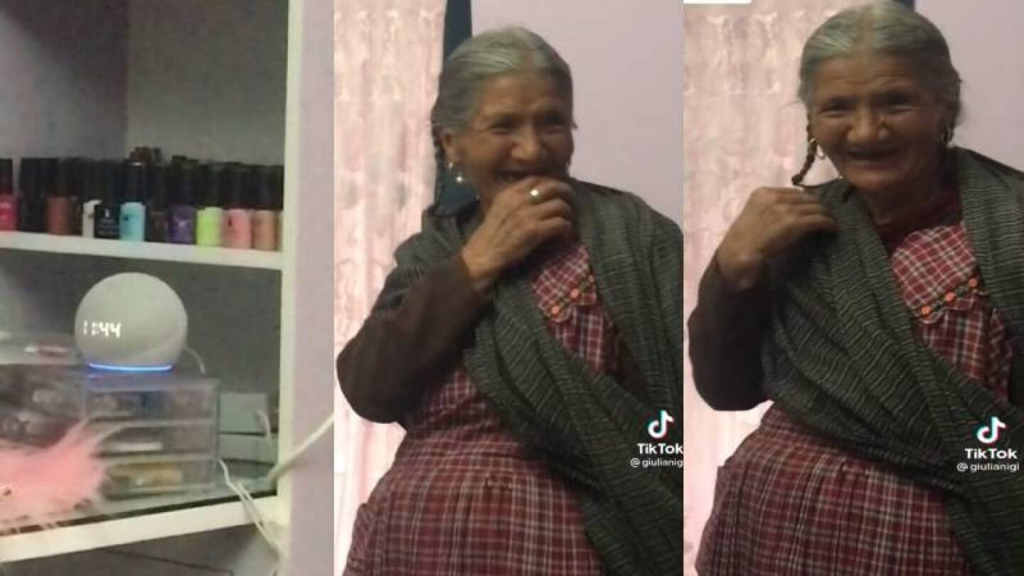 Abuelita juega broma a sus nietos
