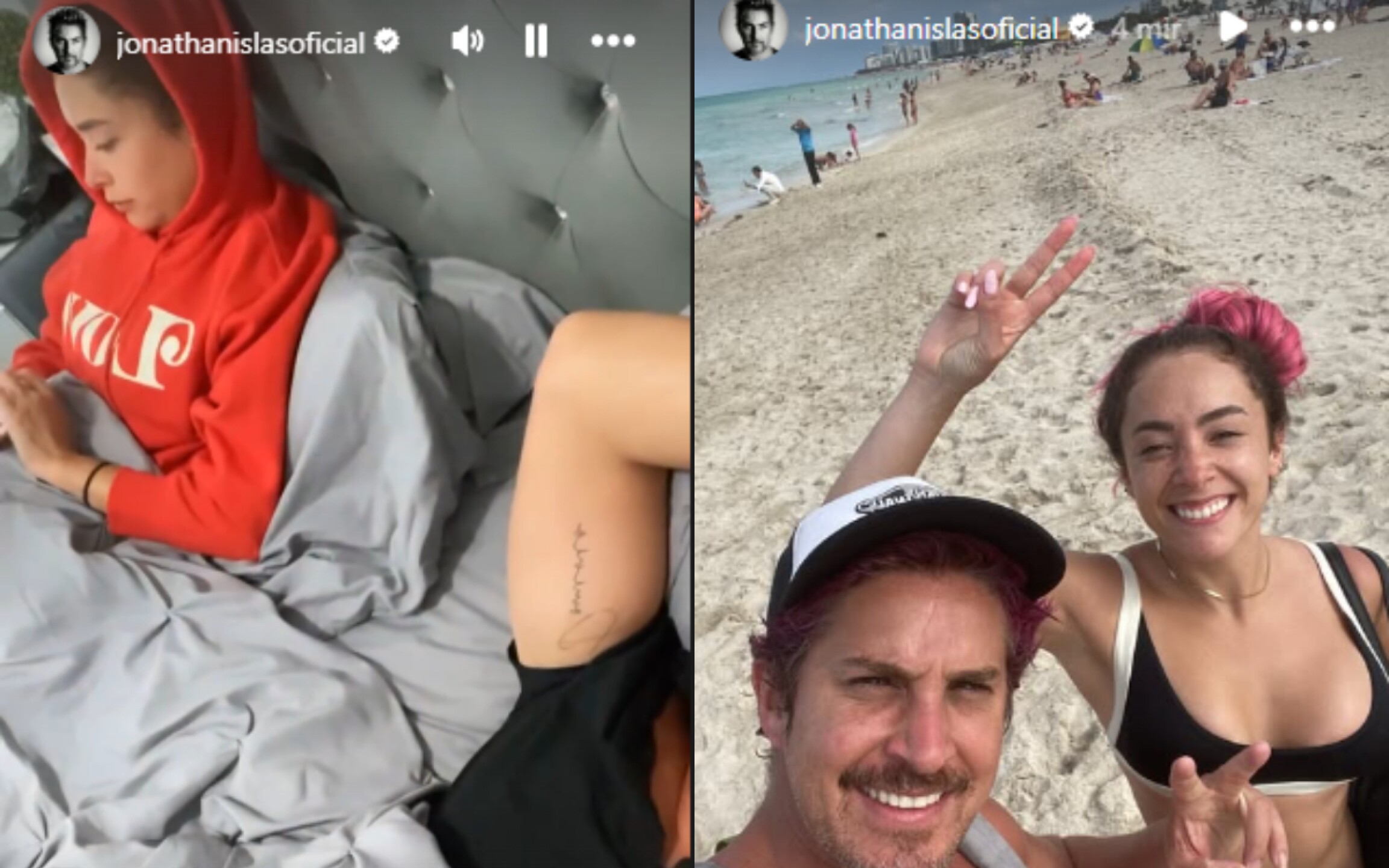 Ferny Graciano y Jonathan Islas pelea