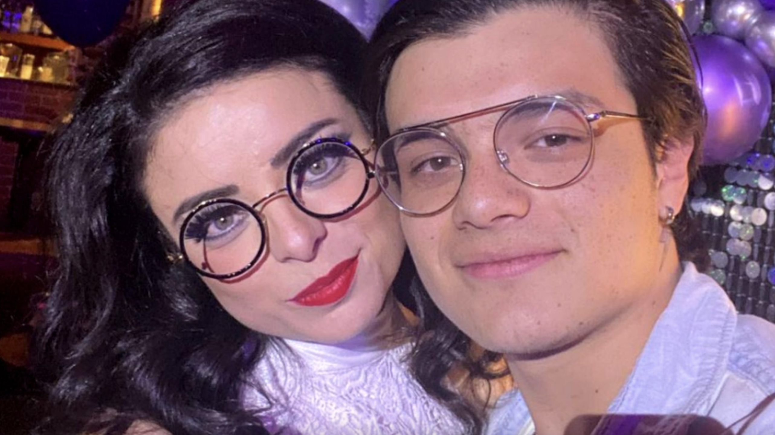 Violeta Isfel y su hijo juntos