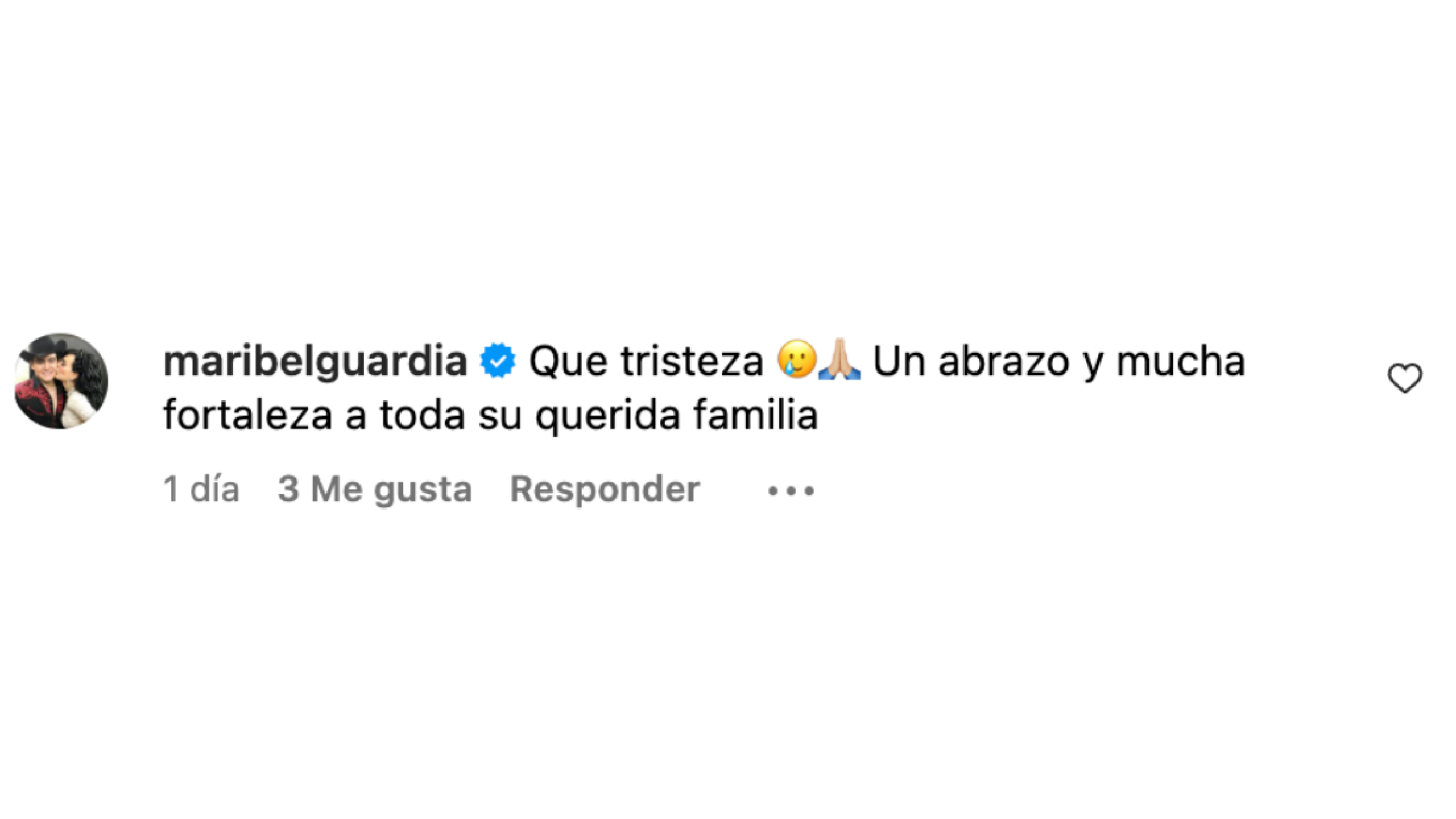 Maribel Guardia reaccion