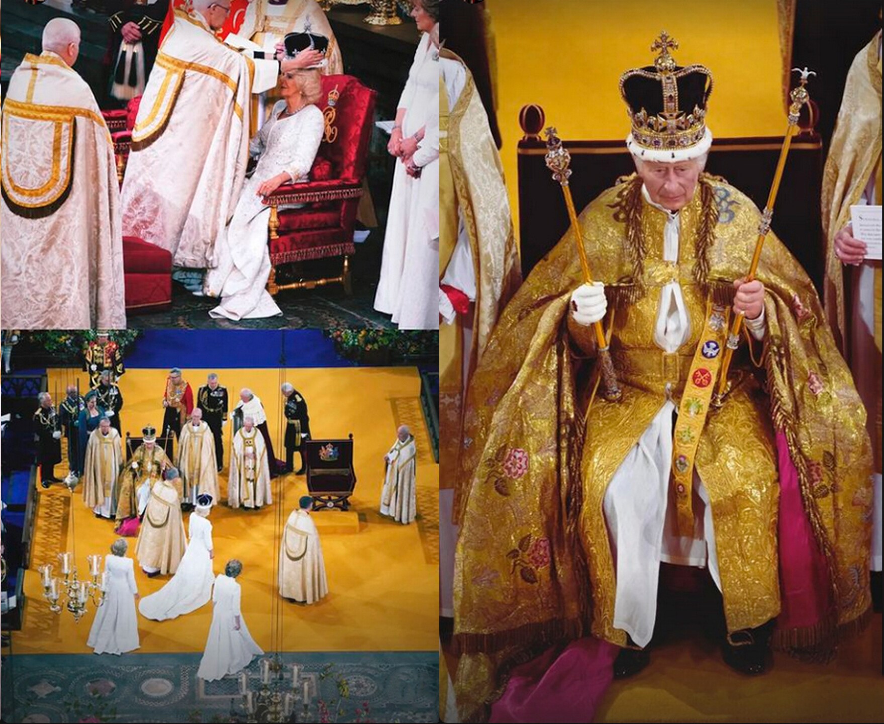 Oficialmente Carlos III es rey y Camila la reina consorte