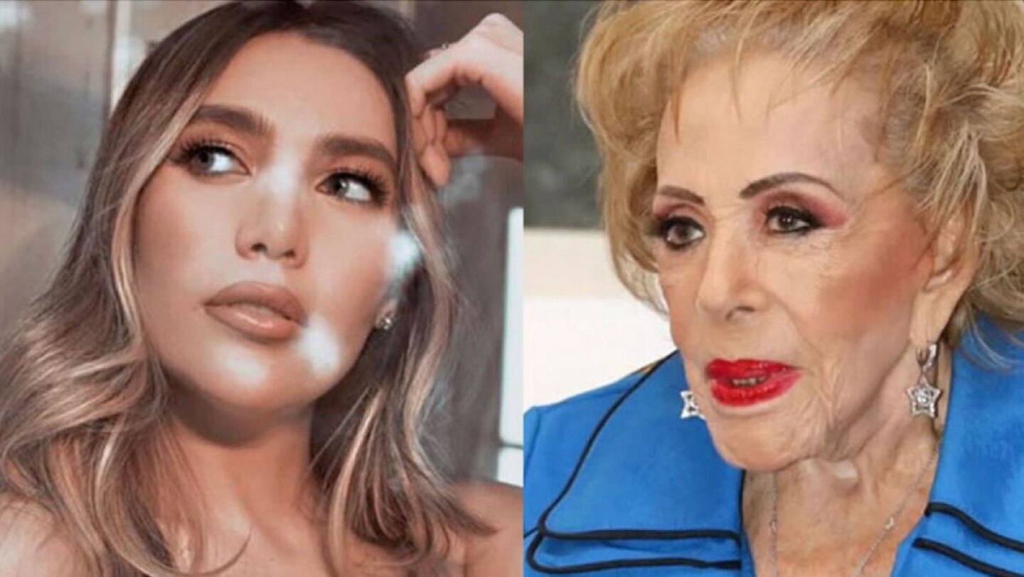 Frida Sofía y Silvia Pinal despedida