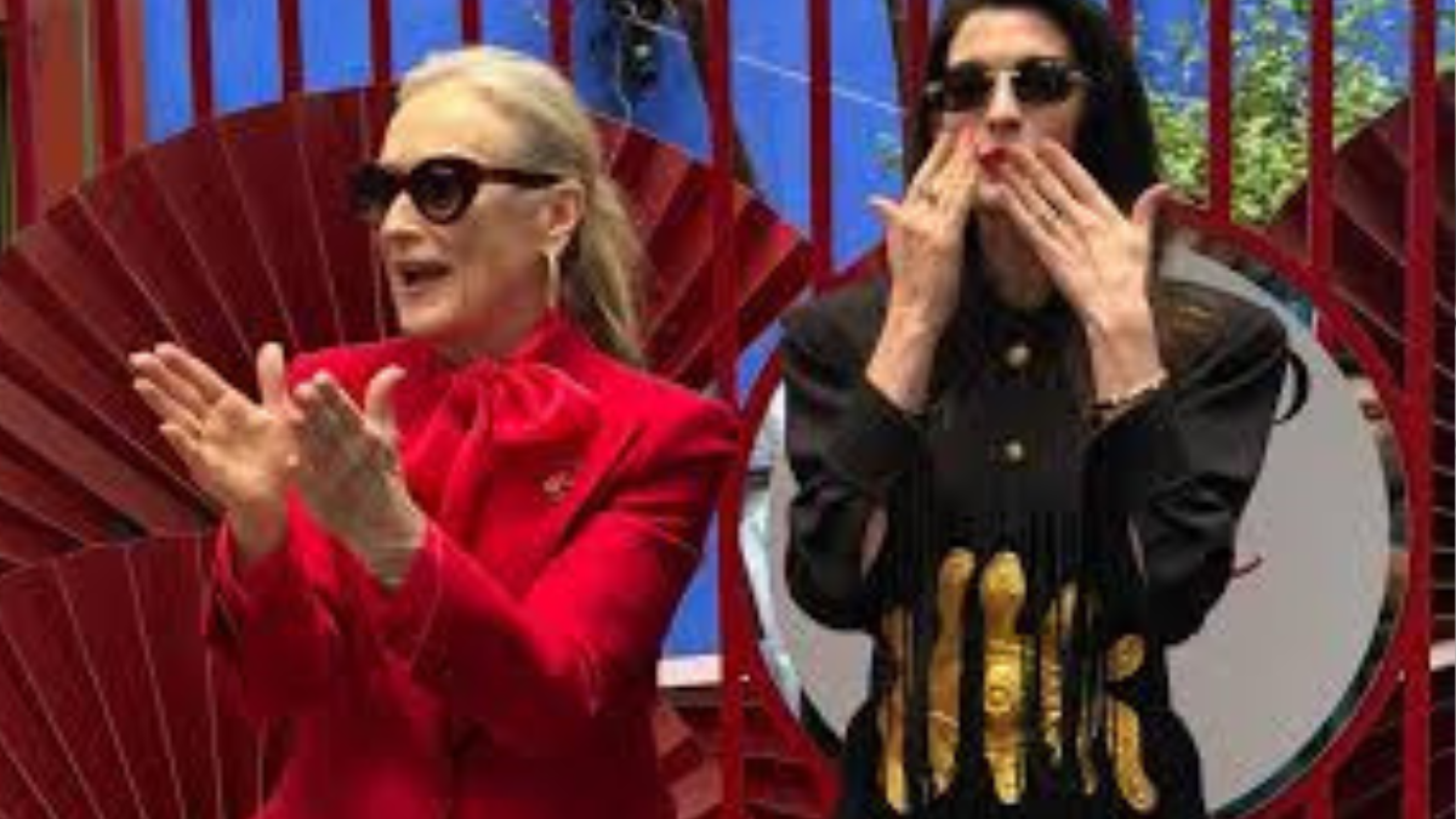 Anne Hathaway y Meryl Streep