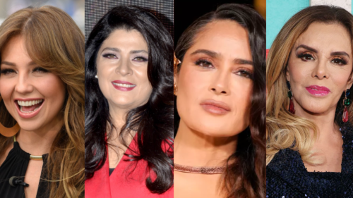 Thalía, Victoria Ruffo, Salma Hayek y Lucía Méndez