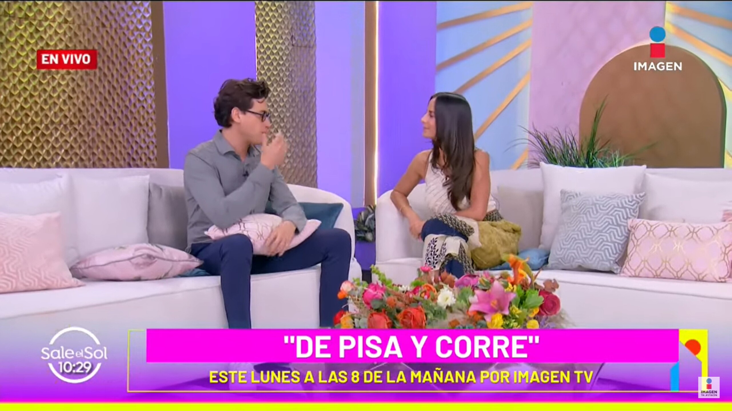 Paulina Mercado fue la única que entrevistó a Nacho Lozano en Sale el Sol