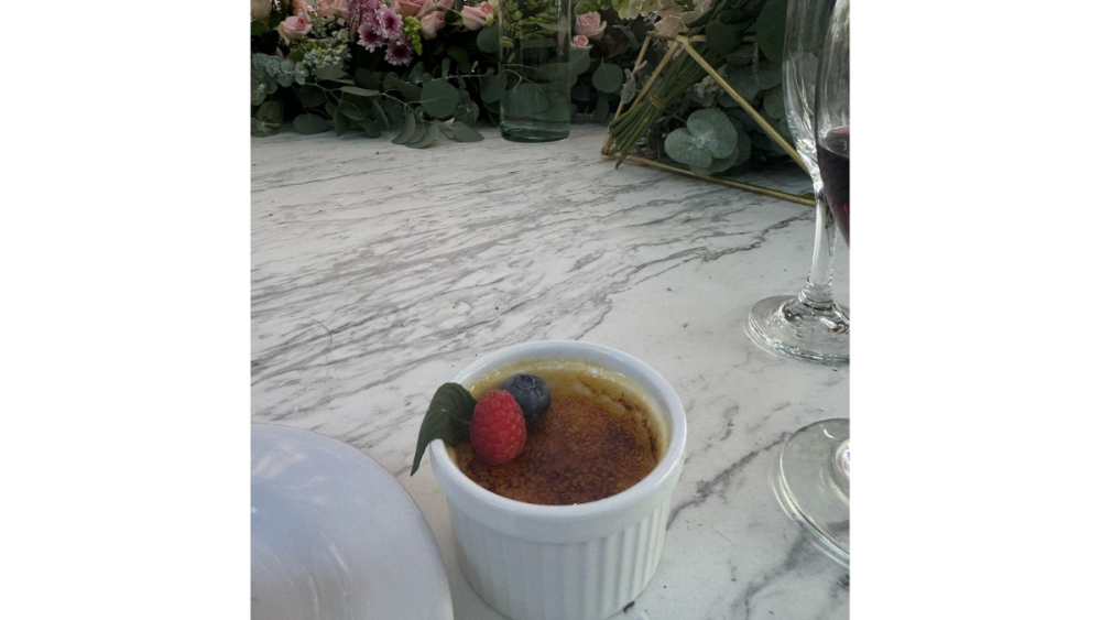 Boda de Aleida Núñez, el banquete