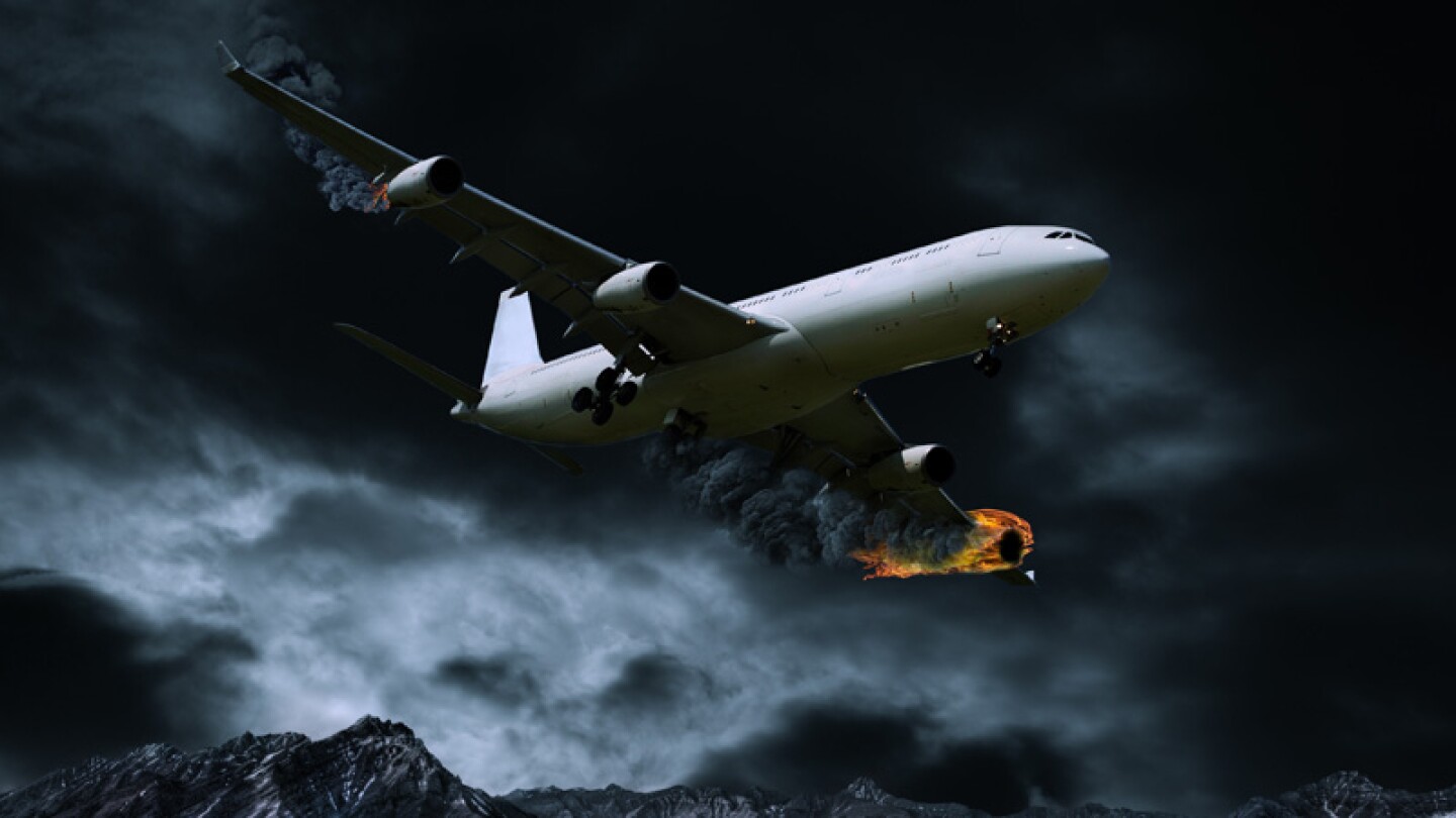 Falla en avión.