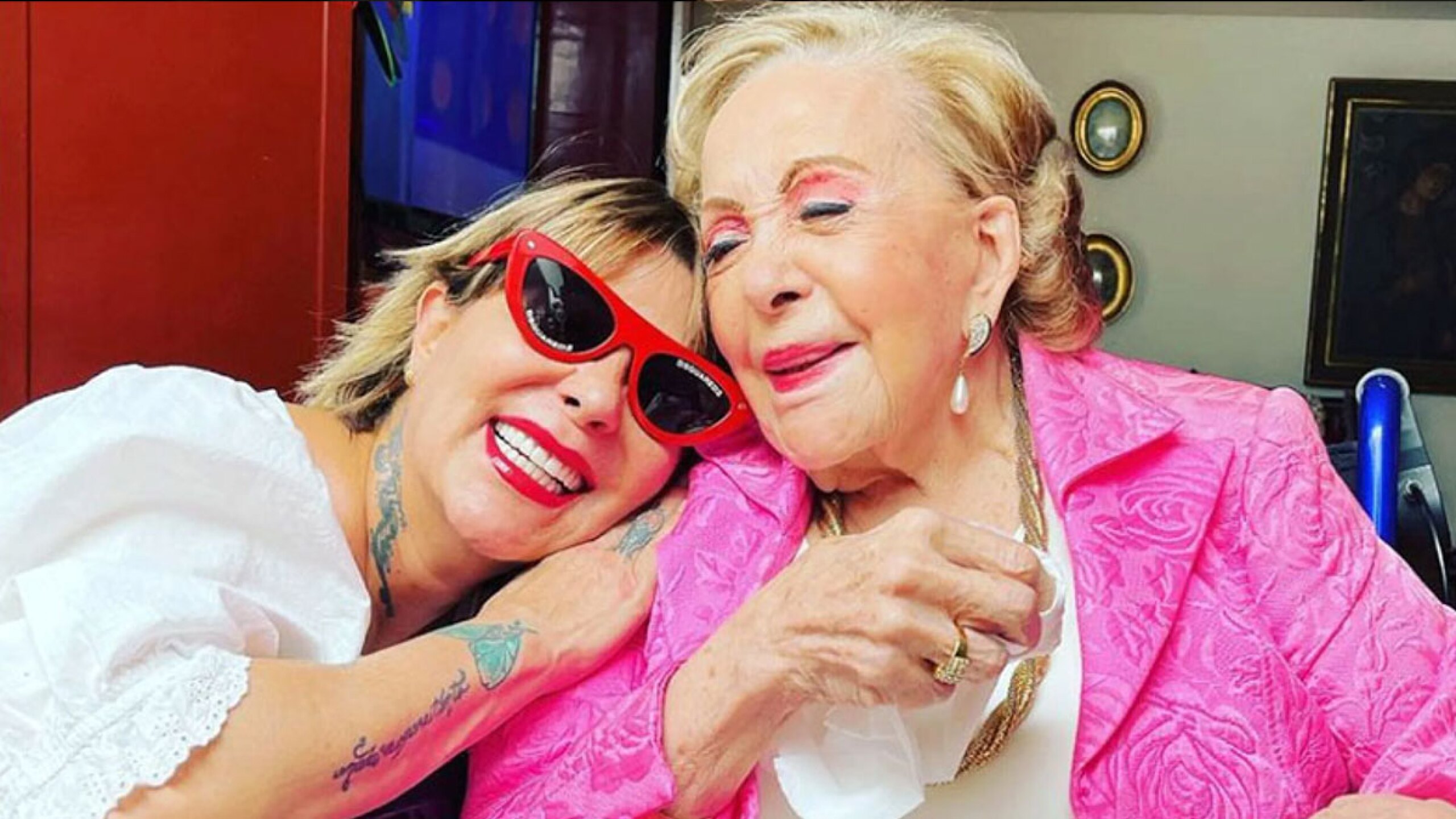 Alejandra Guzmán y Silvia Pinal