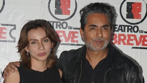 Raúl Araiza y su hija, Camila