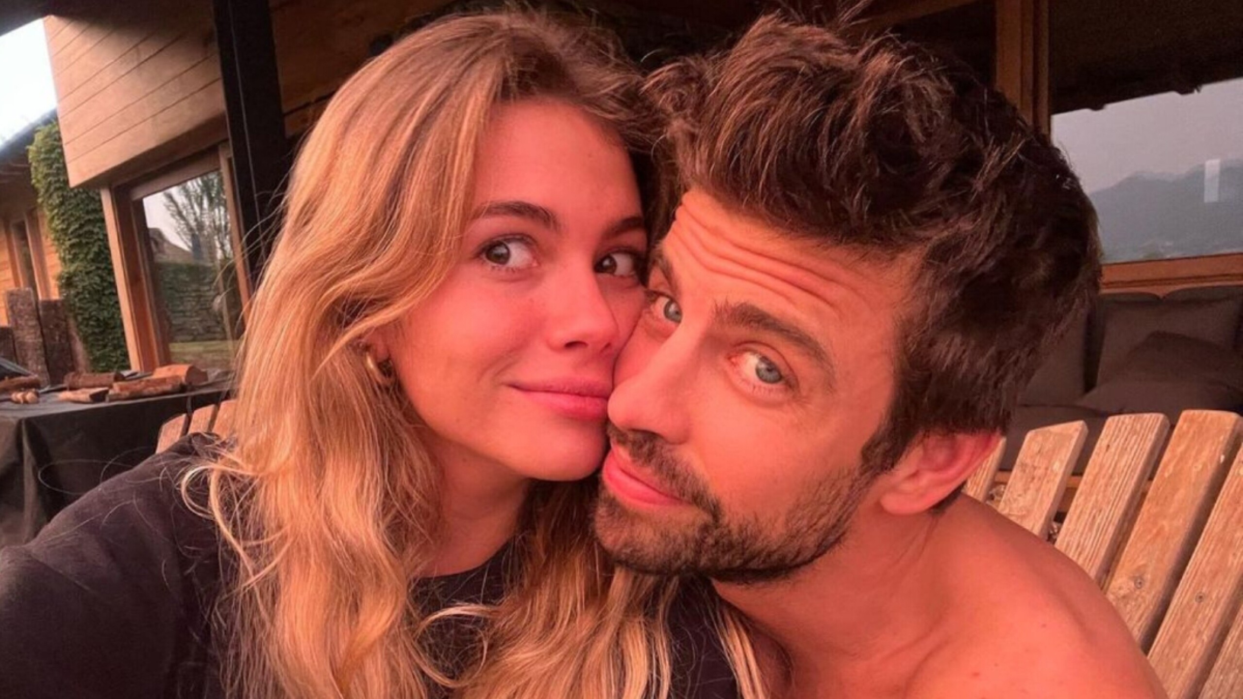 Piqué y Clara Chía