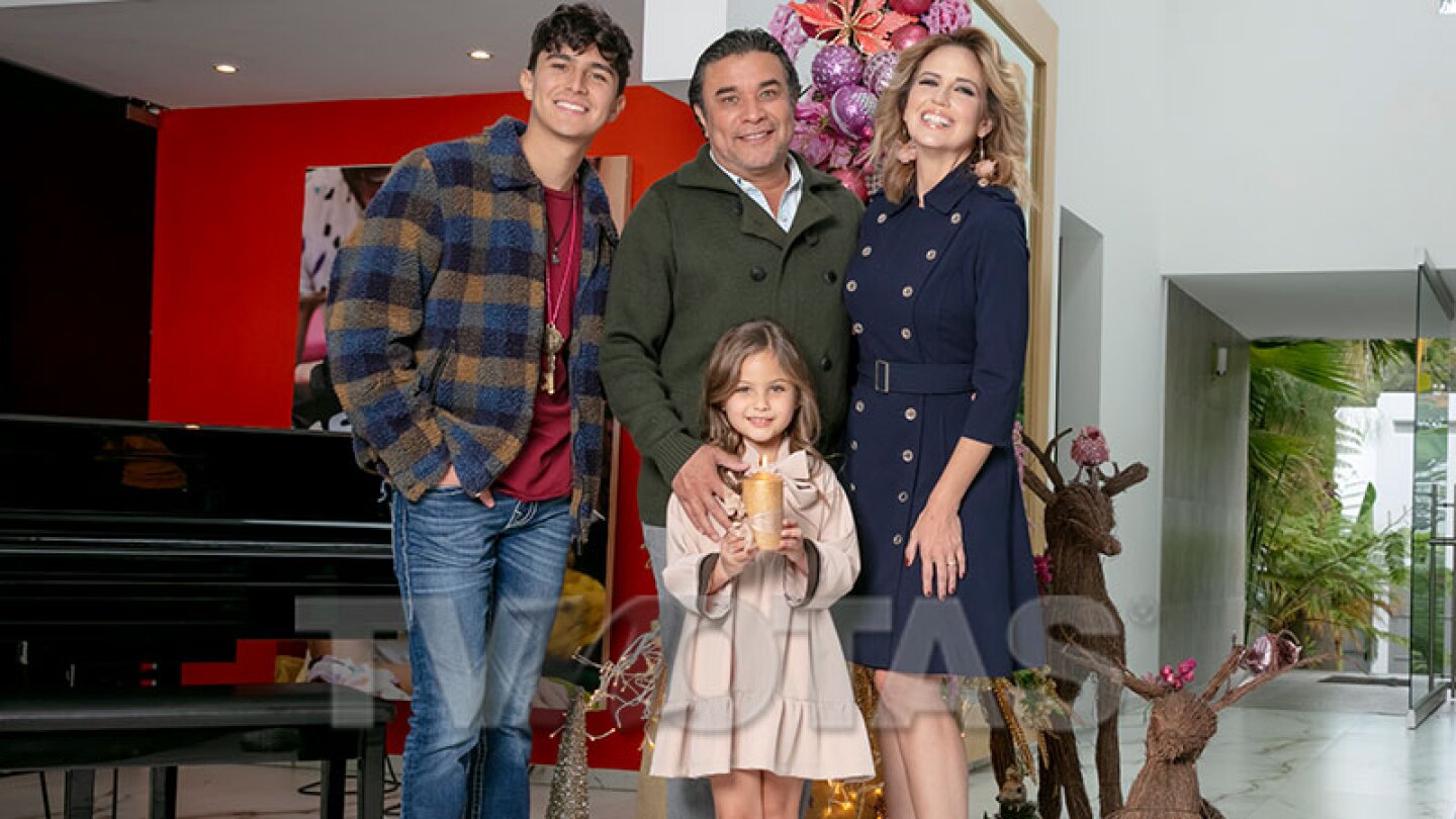 Raquel Bigorra y su familia.