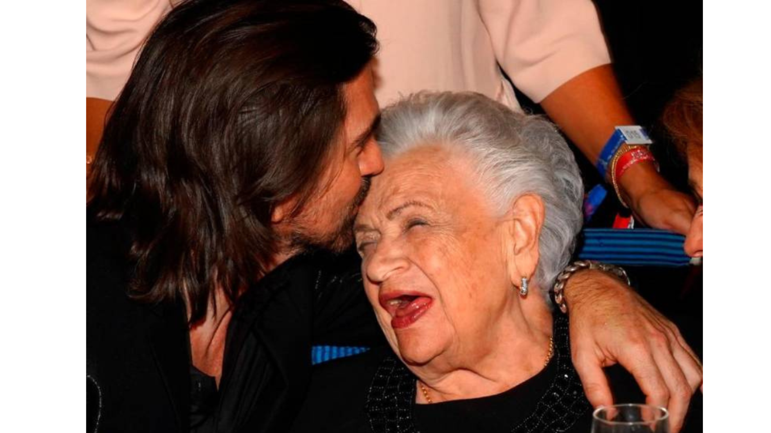 Juanes y su madre