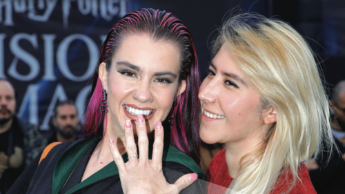 Beba Montes y su novia