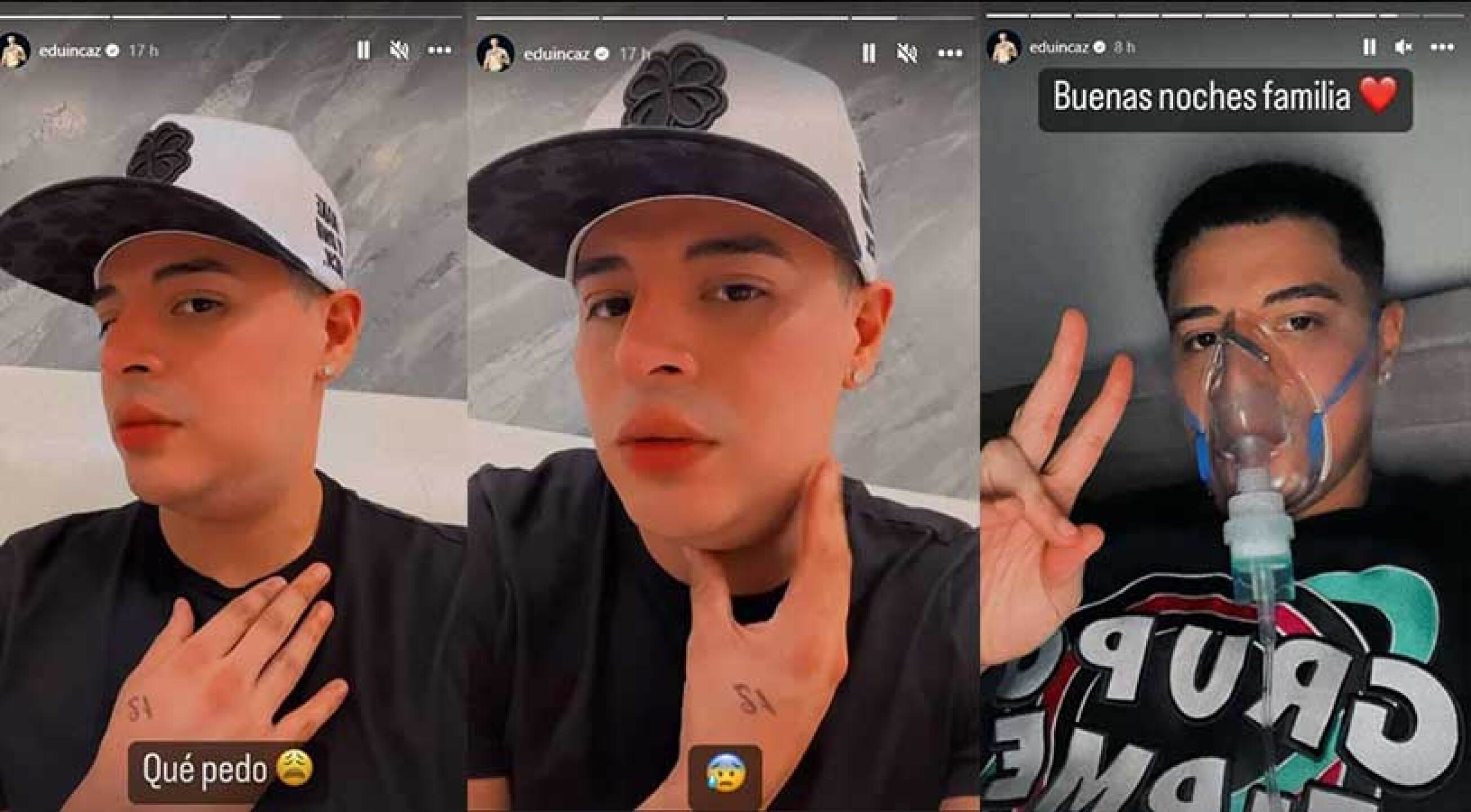 Eduin Caz preocupó a sus seguidores