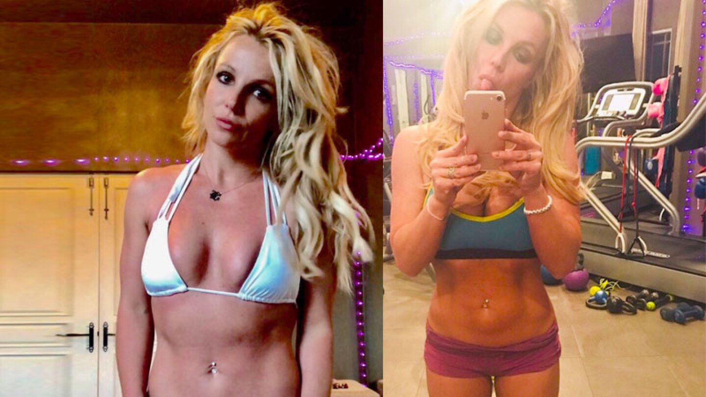 Britney Spears arrasa en diminuta tanga fosforescente a sus 36 años