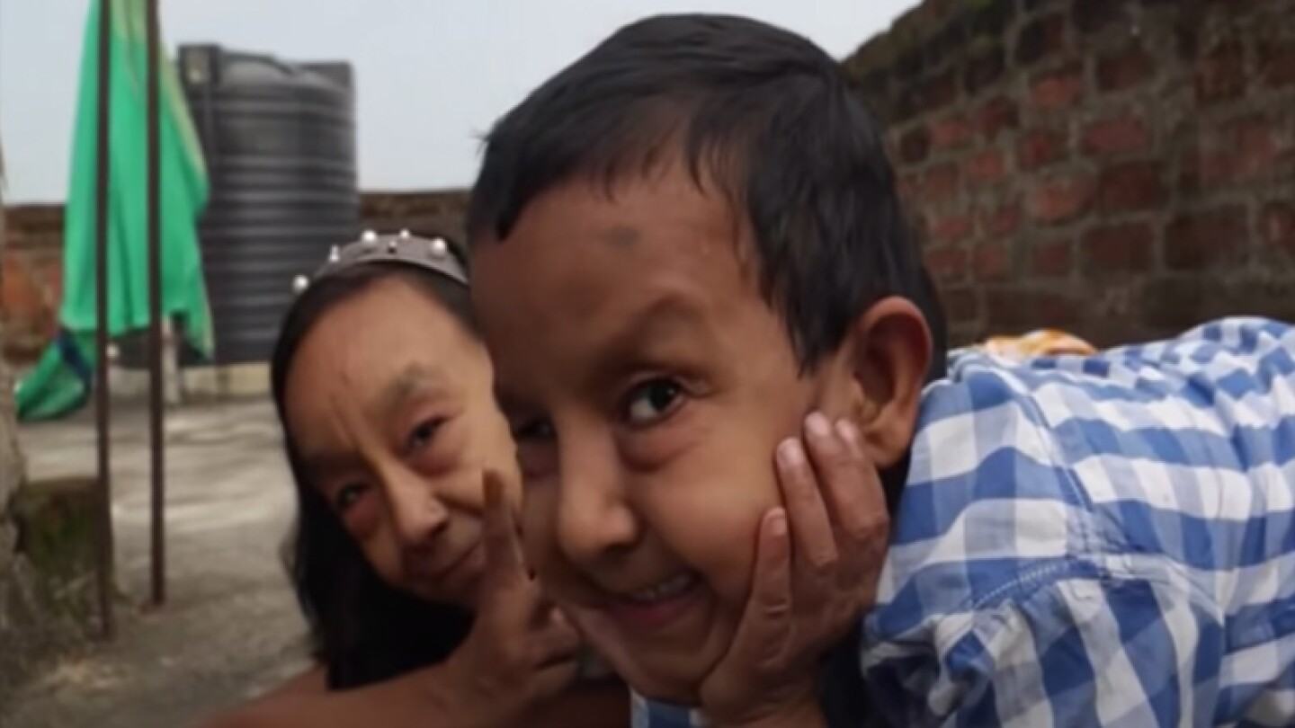 Niños en india