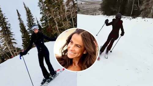 Paulina Mercado sufre accidente en la nieve