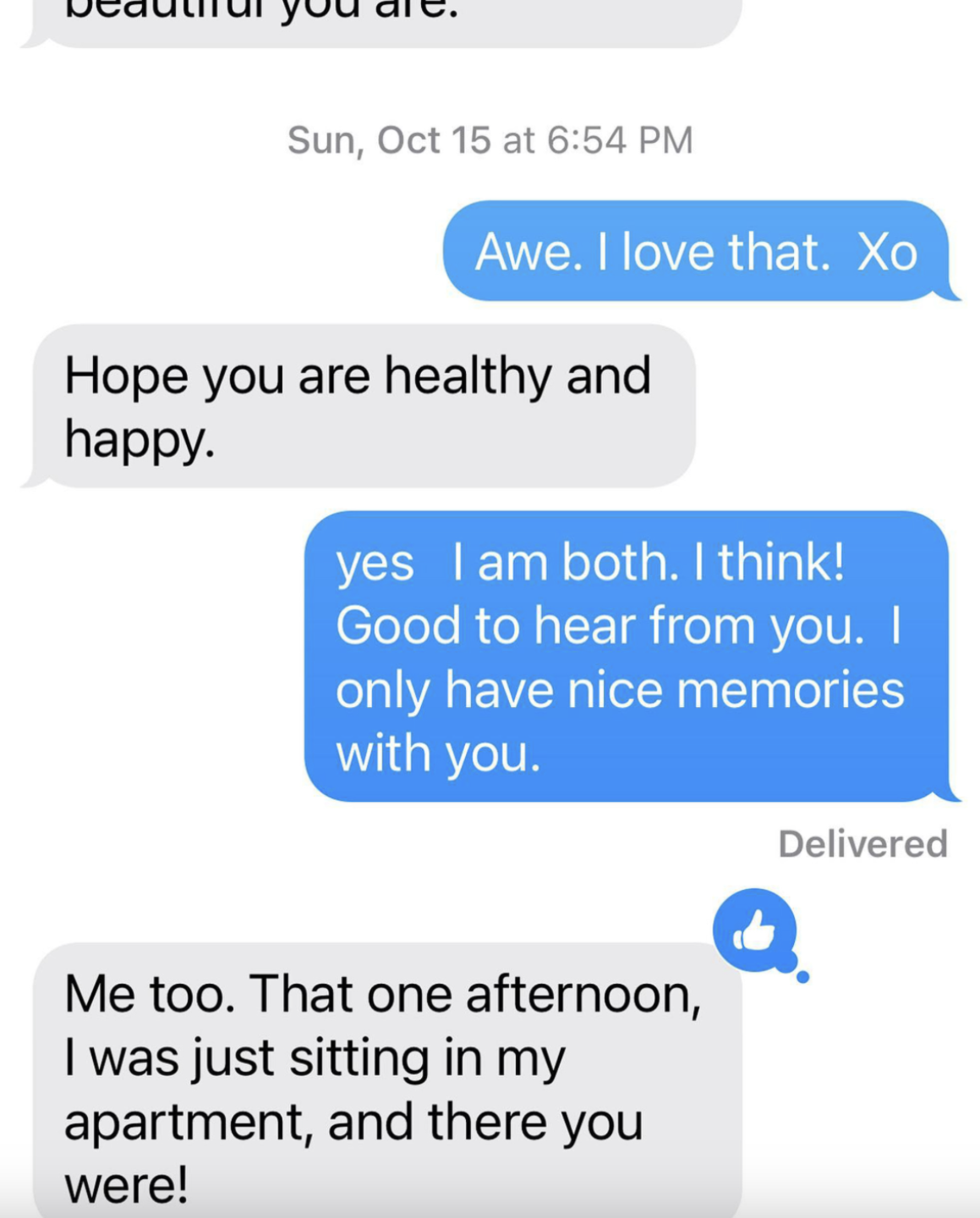 últimos mensajes de Matthew Perry con Ione Skye