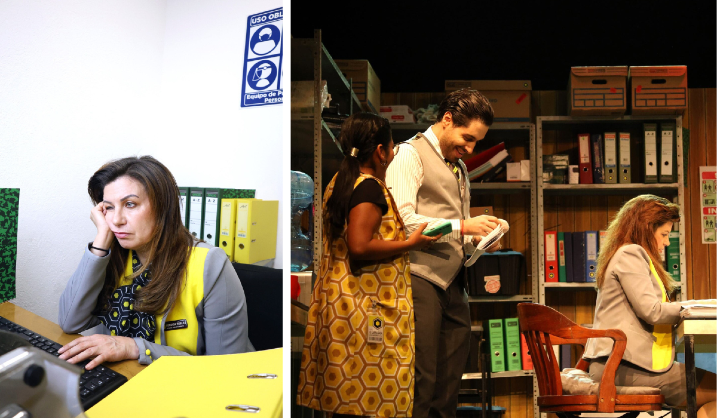 Todo está bien, obra de teatro sobre la vida cotidiana en una oficina