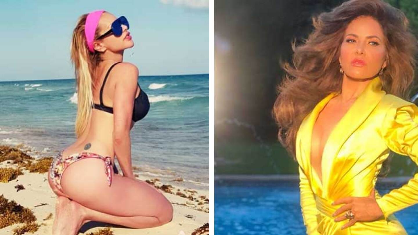 Lorena Herrera y Gloria Trevi con el mismo estilo en sus videos 