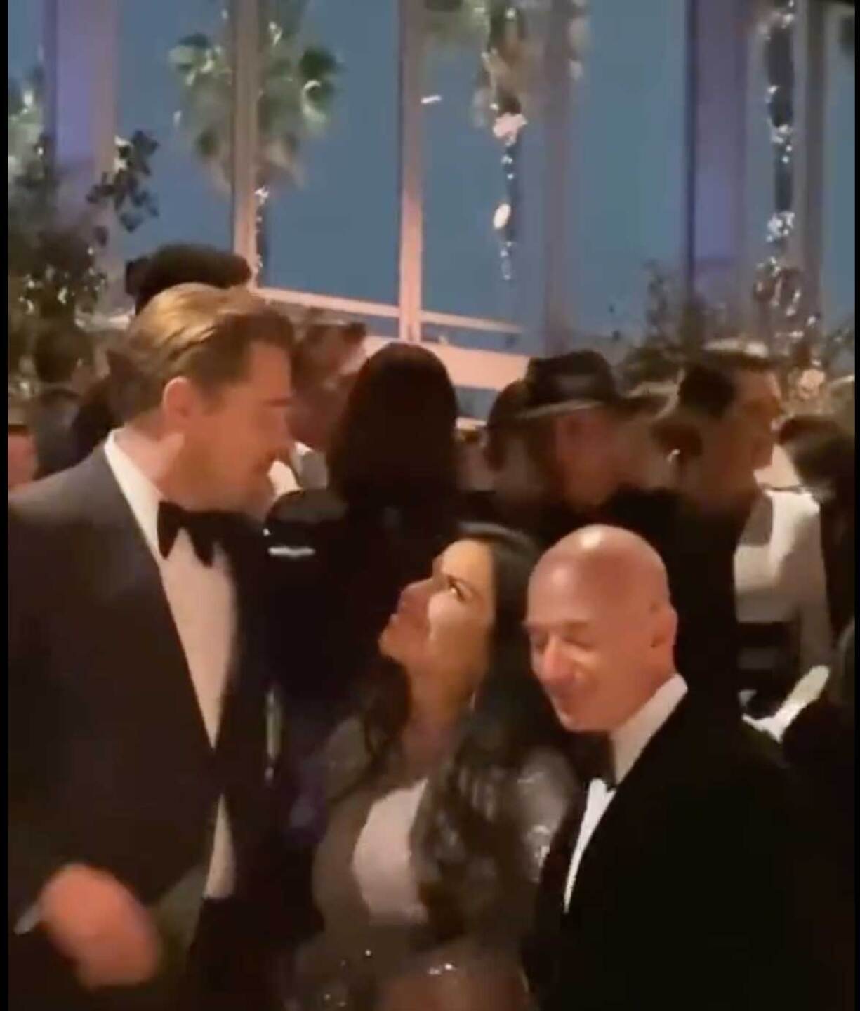 La novia de Jeff Bezos quedó cautivada al conocer a Leonardo DiCaprio
